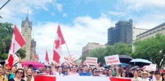 全加华人齐聚渥太华国会山 反思《排华法》百年为明天发声