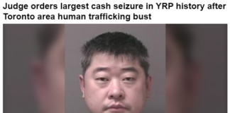 法官下令对多伦多地区人口贩卖行动,实行最大的400万加币现金扣押