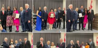 加拿大民族传媒协会举办年度圣诞酒会暨颁奖典礼,加拿大视传媒获得杰出社区贡献奖