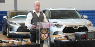 在多伦多警方的2次调查中,共查获48辆被盗车辆