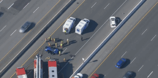 多伦多东部401高速三车相撞 两人受伤送医